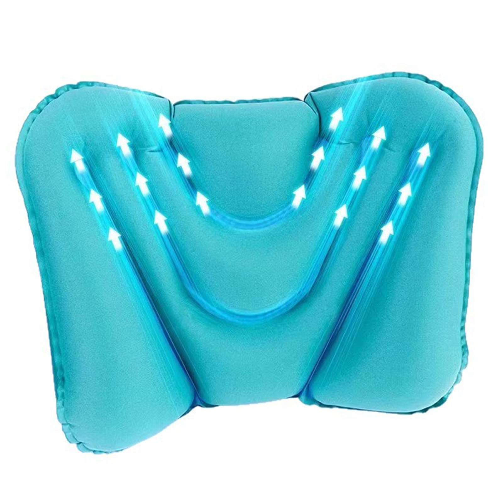 carotoe Lower Back Relief Cushion Ergonomic Inflatable Lumbar Pillow for Long Sitting During Work Relaxation Back Cushion
