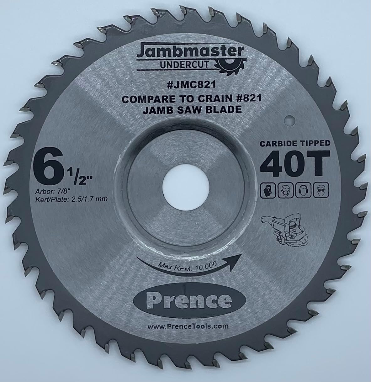 Jambmaster JMC821 Replacement Undercut Jamb Saw Blade Comparable to Crain 821
