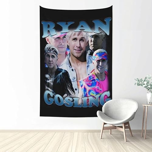 Emigress Ryan Gosling - Tapiz para colgar en la pared, póster para dormitorio, decoración del hogar, 60 x 40 pulgadas
