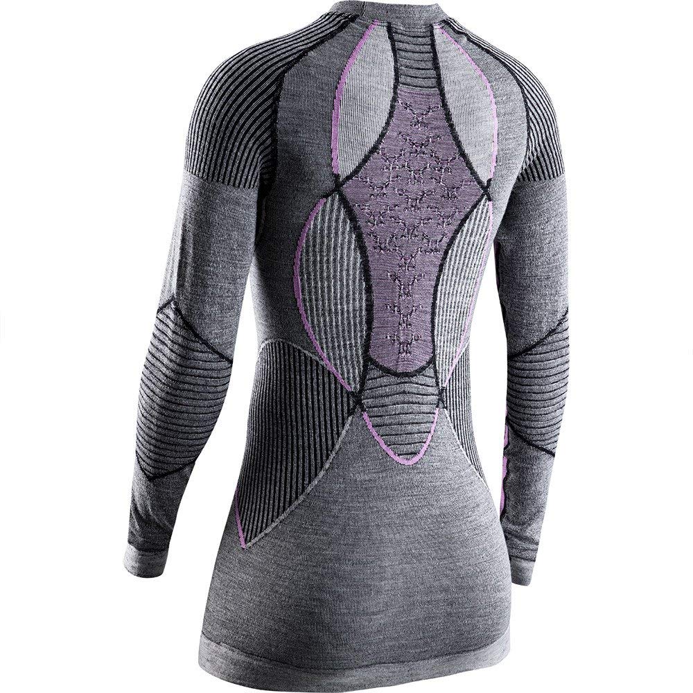 X-Bionic Apani 4.0 Merino Round Neck Maglietta a Maniche Lunghe Donna (Pacco da 1)