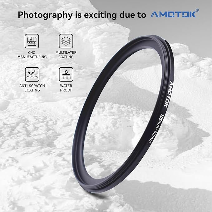 Adaptador Anillo de Filtro 105mm a 82mm para Cámara miniatura 2