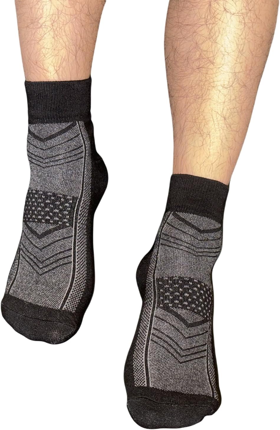 3-6 Pack Men's Ankle Socks with Cushion, Sport Athletic Running Socks - Image 2