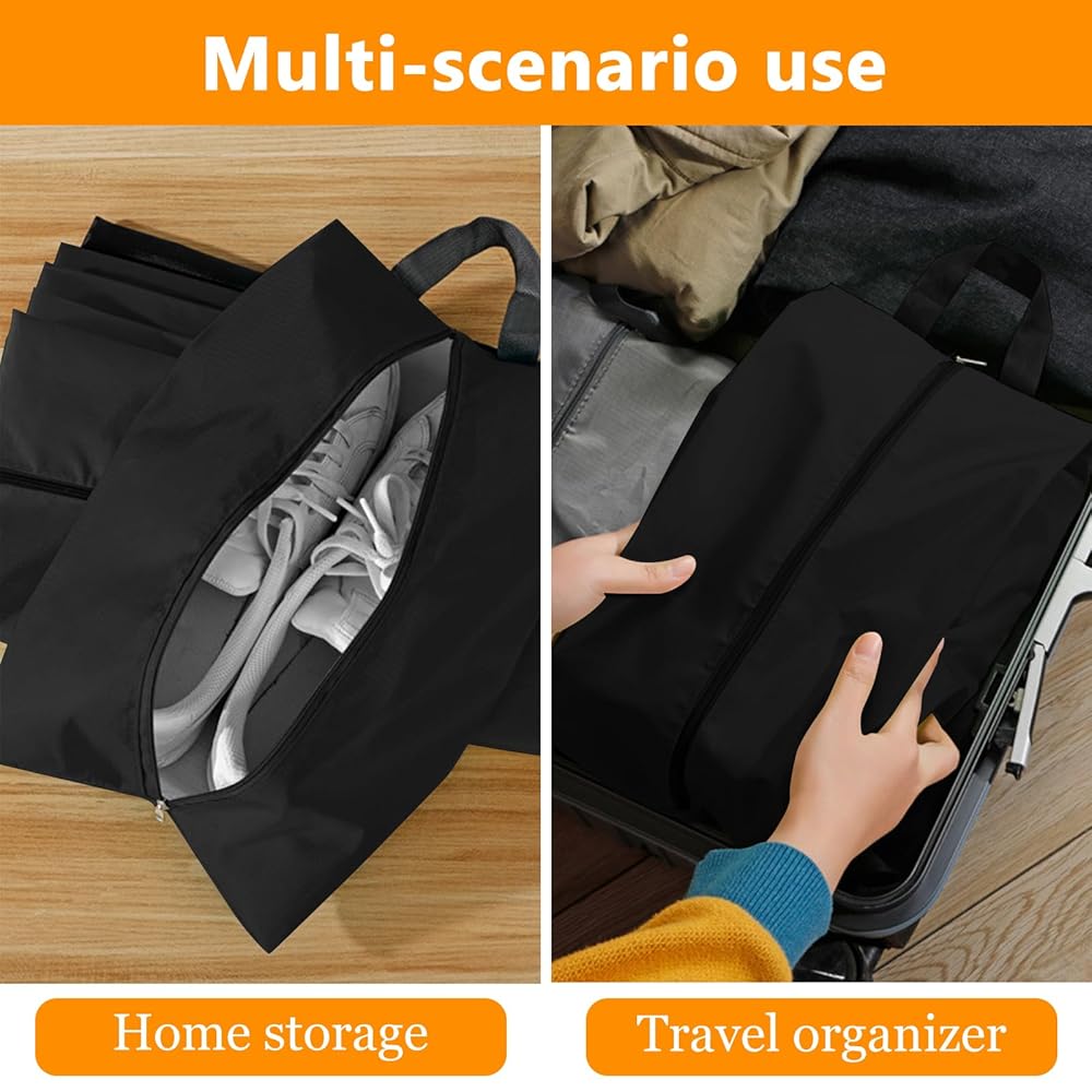 6 Schuhbeutel Set - Wasserdichte Schuhtaschen Mit Griff Für Reise & Aufbewahrung