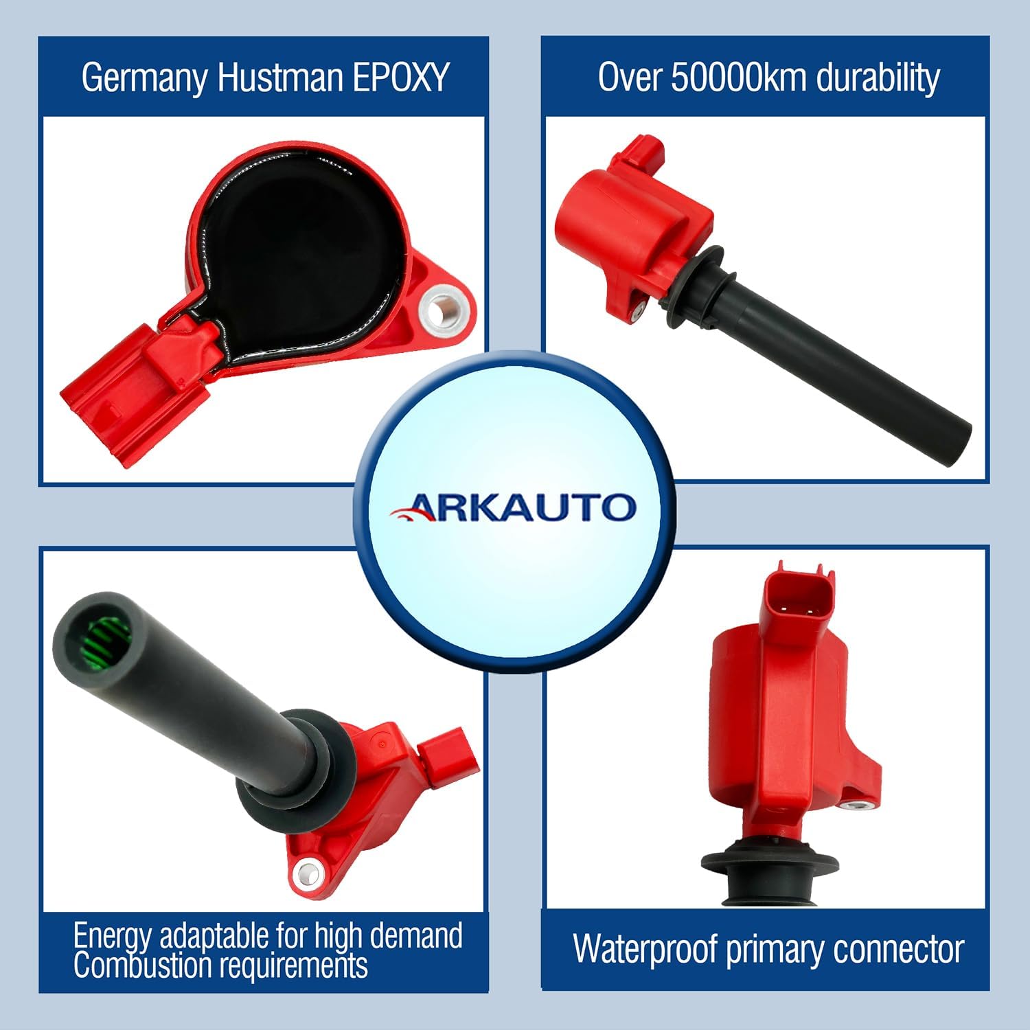 Performance Ignition Coil Packs UF406 FD503 DG513 DG500 PACK Set of 6 Compatible With Ford Five Hundred Freestyle Escape Taurus Mazda Tribute 6 MPV Mercury Sable Mariner Montego 3.0 V6