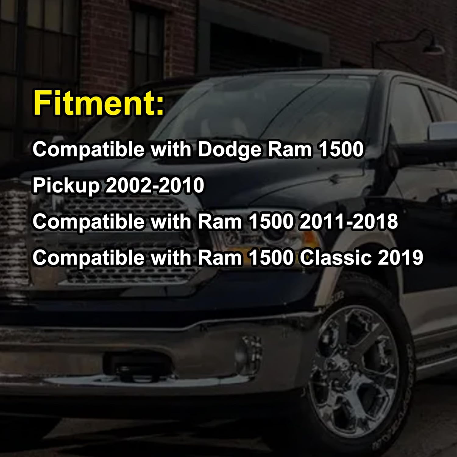 1 Pair Front Brake Backing Plate replace 68232018AA 68232019AA Compatible with Dodge Ram 1500 Pickup 2002-2010 Ram 1500 2011-2018 Ram 1500 Classic 2019
