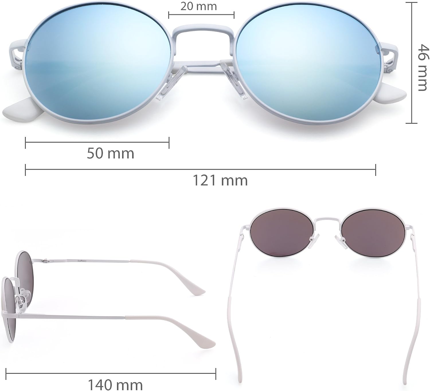 LotFancy Aviator Sunglasses for Kids Girls Boys Children,Toddler Sunglasses,Small Face Eyewear for Age 3-12,Toddler Sunglasses with UV Protection,Baseball Sunglasses with Case,Lightweight