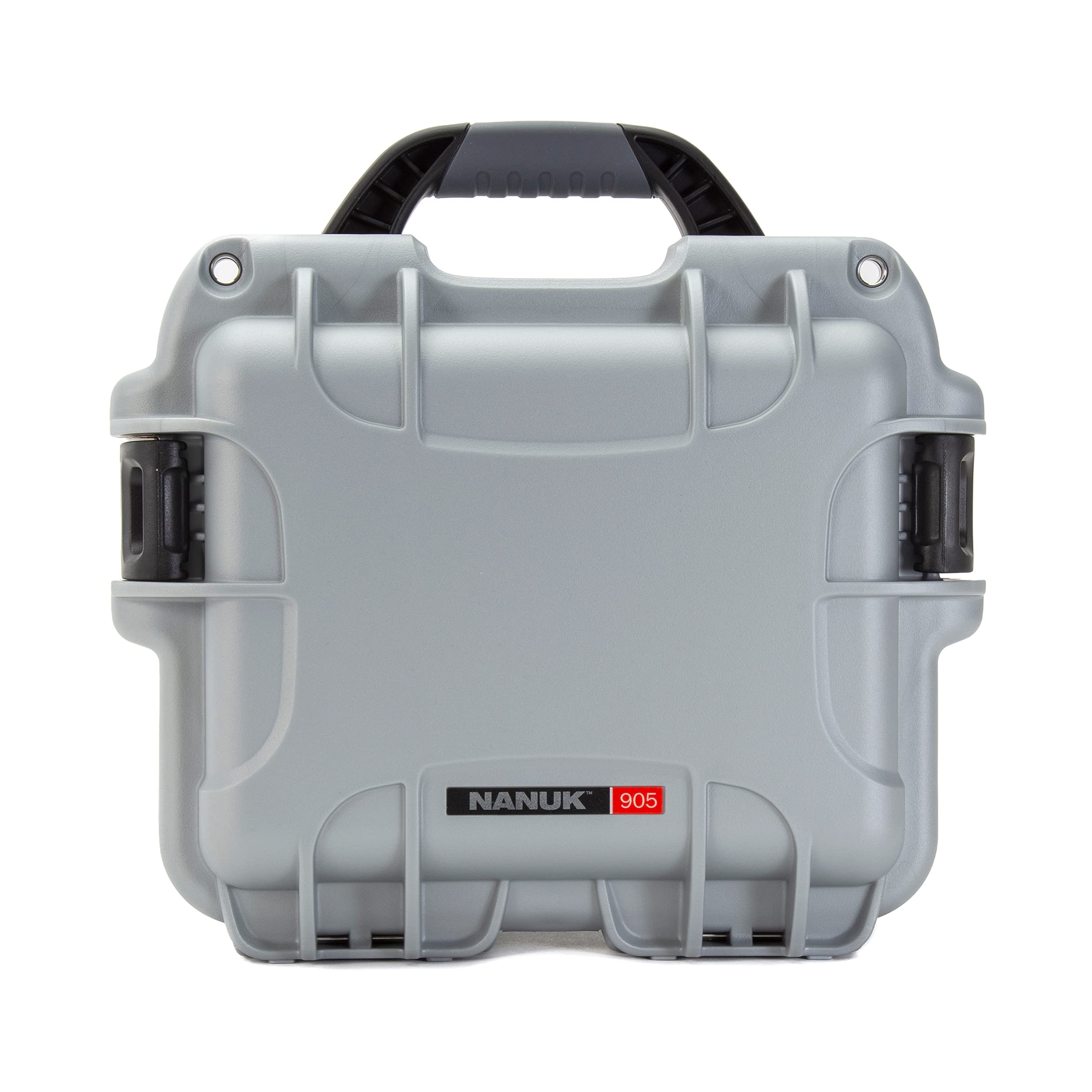 Nanuk 905 wasserdichter Hartschalenkoffer mit Schaumstoffeinlage für RodeLink Wireless Kit - Silber