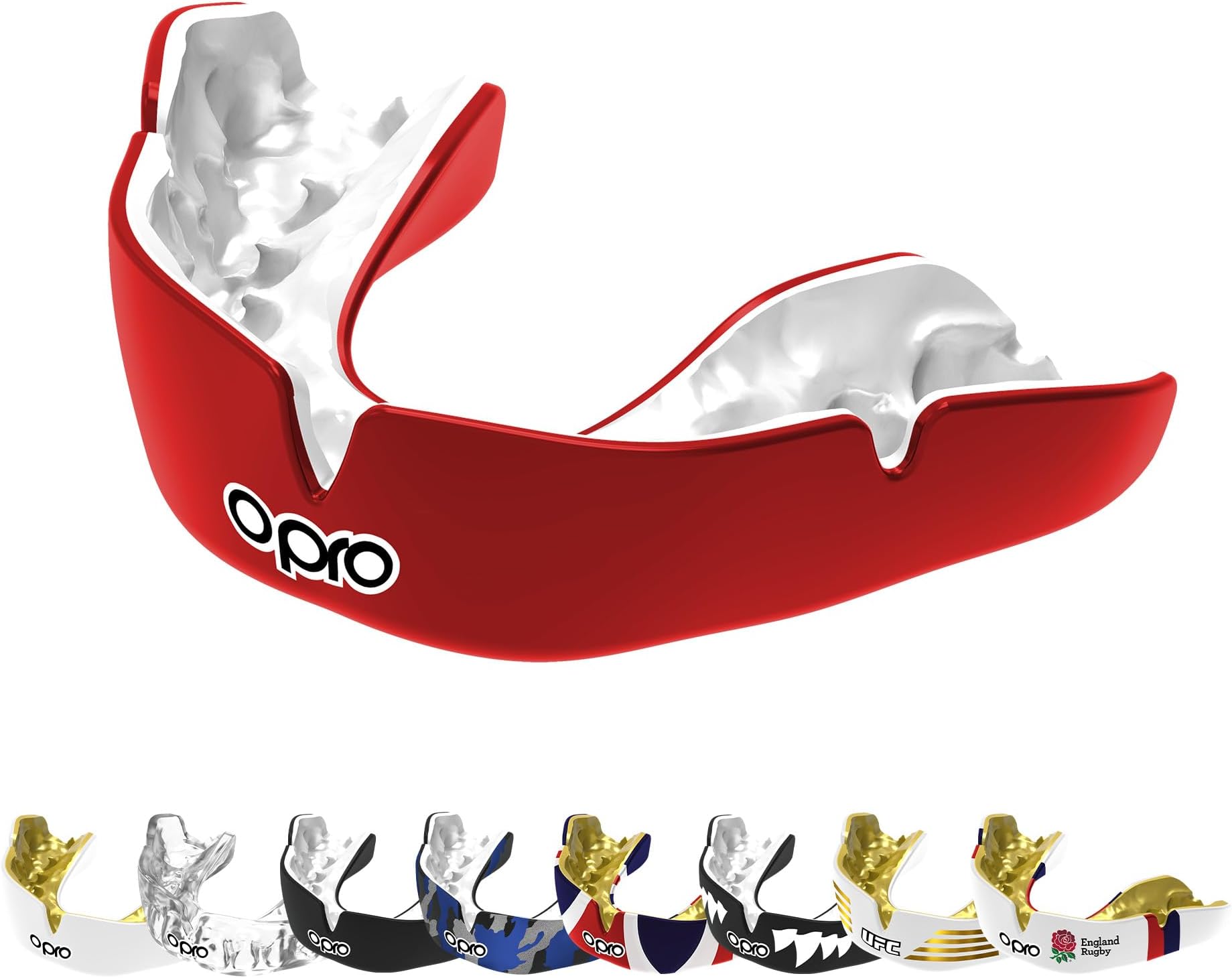 OproInstant Custom-Fit Mouthguard – Dentist Level Gum Shield Adult and Kids – OPRO Mouth Guard Boxing and MMA, Self-Fit Gum Shield Rugby and Hockey – Maximum Protection with Dental Warranty