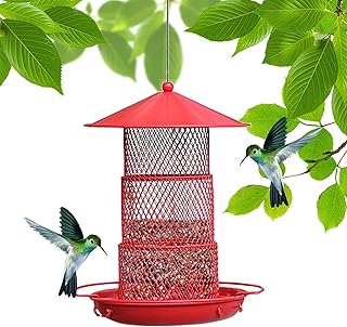 pássaros selvagens à prova esquilos,Alimentador giratório pássaros selvagens giratório 3 camadas | pássaros selvagens para pendurar Alimentadores Canian