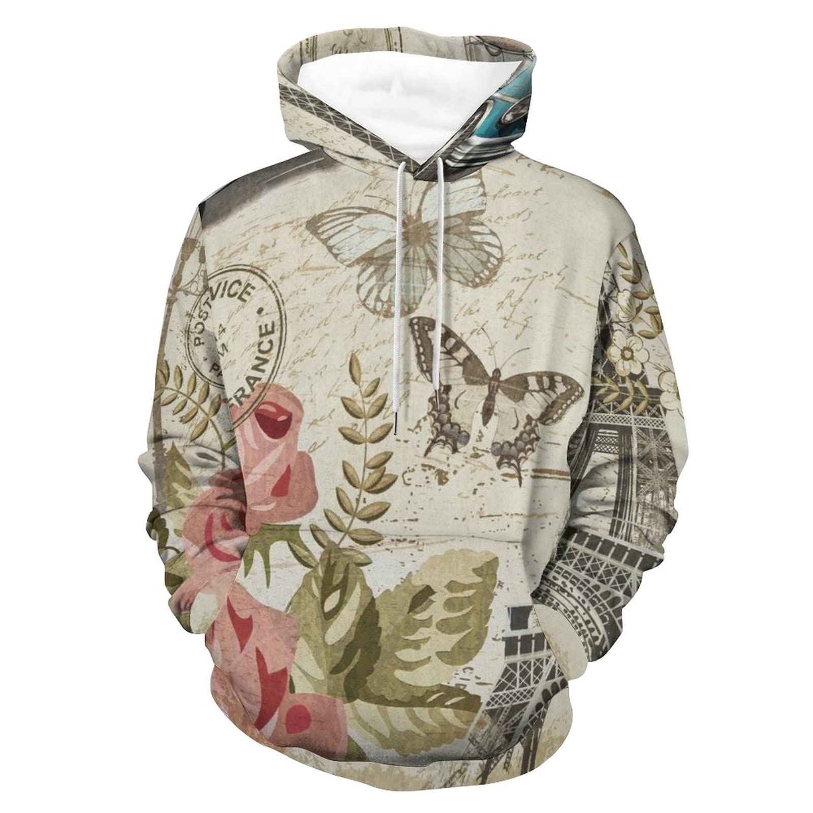 Sweatshirt pull Tour Eiffel UMENG pour exprimer votre amour du style parisien - 8