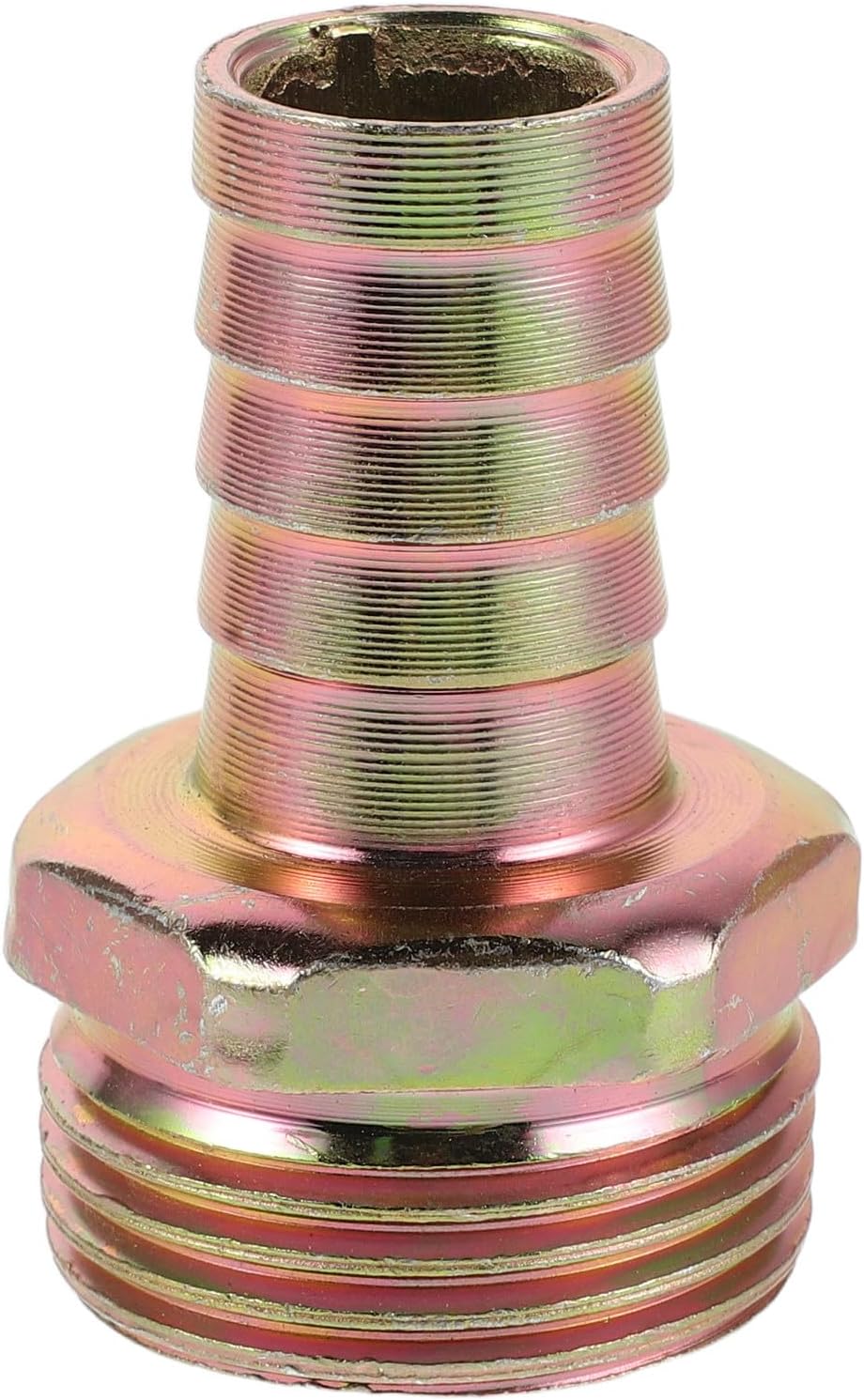Toddmomy Barbed Hose Adapter: Pump Connector Parts for Submersible Water Pump, 3/4 Inch x 1 Inch NPT Male Fittings for Deep Well Irrigation