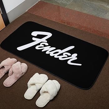 Amazon | Fender Logo カーペット ラグマット 絨毯 フロアマット