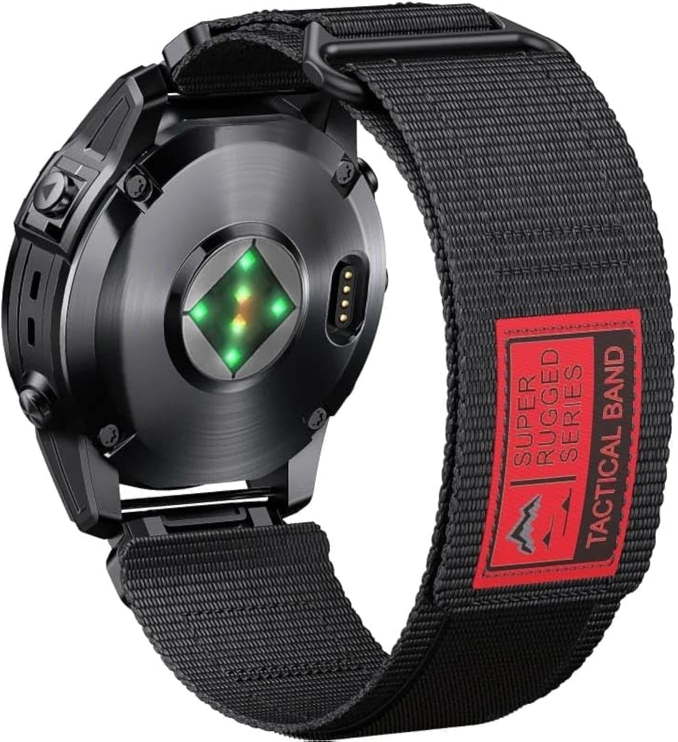 Nylon Quick Fit Strap 26 mm width Compatible with Garmin Fenix 7X | Fenix 6X | Fenix 5X | Fenix 5P | 5 Plus | Fenix 6X Pro | Epix Pro 51mm | Tactix 7 Pro | Enduro 2 | Descent Mk2i/3i