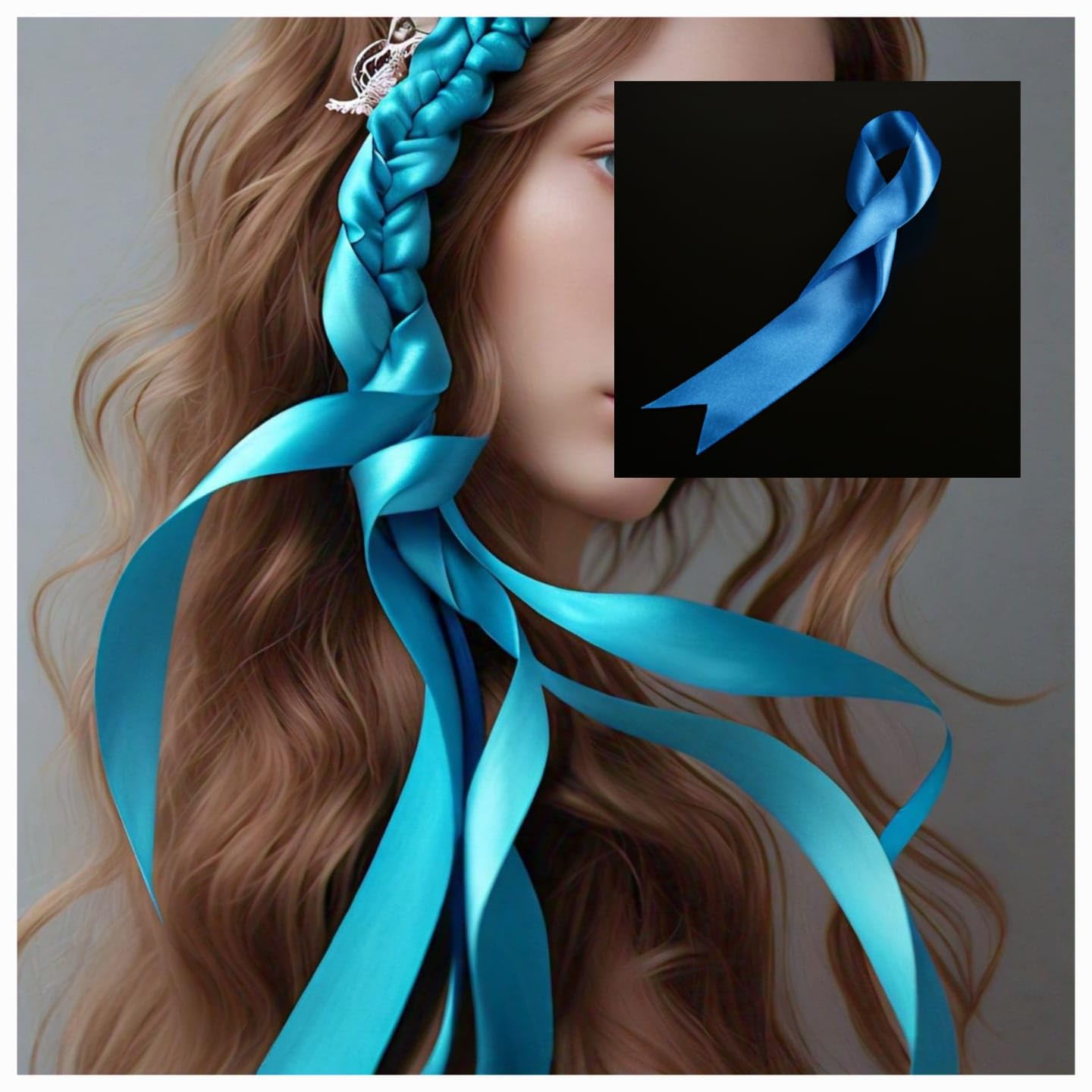 Double Sided Satin Ribbon 25mm x 10 Meters (Off White) for Gifts Wrap Sew Party, Decorations Events Dress Wedding Christmas Crafts, Bows Car, Balloons Hairs, DIY, Bouquets, Cake More — view 445