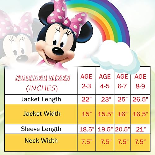 Miniatura 6 de Disney Girls' Minnie Mouse Pink Hooded Rain Slicker