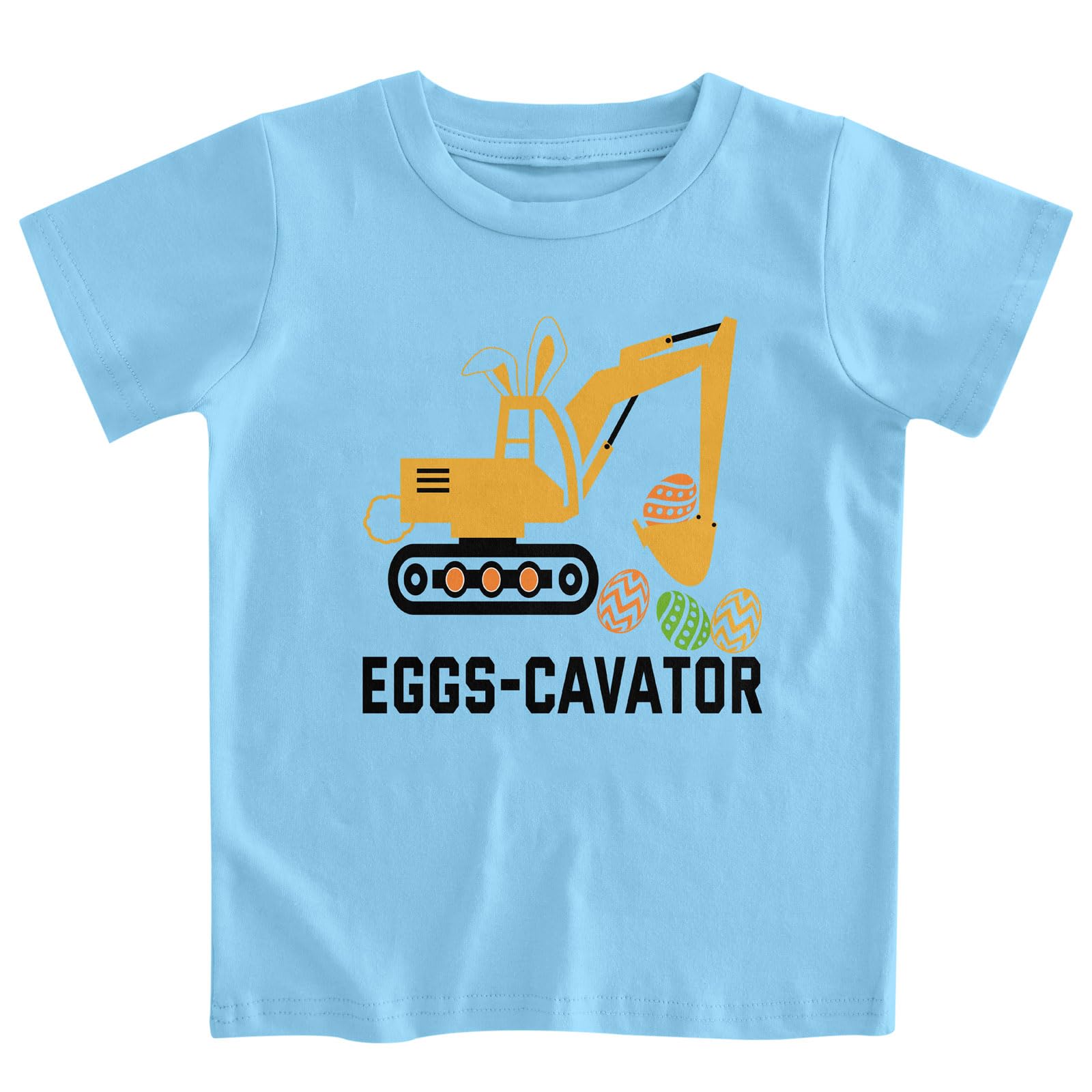 Lovekider Kids Easter Shirts 1-8 Years Toddler Boy Girls Bunny T-Shirt Egg Hunting Squad Will Trade Sister for Eggs Tee