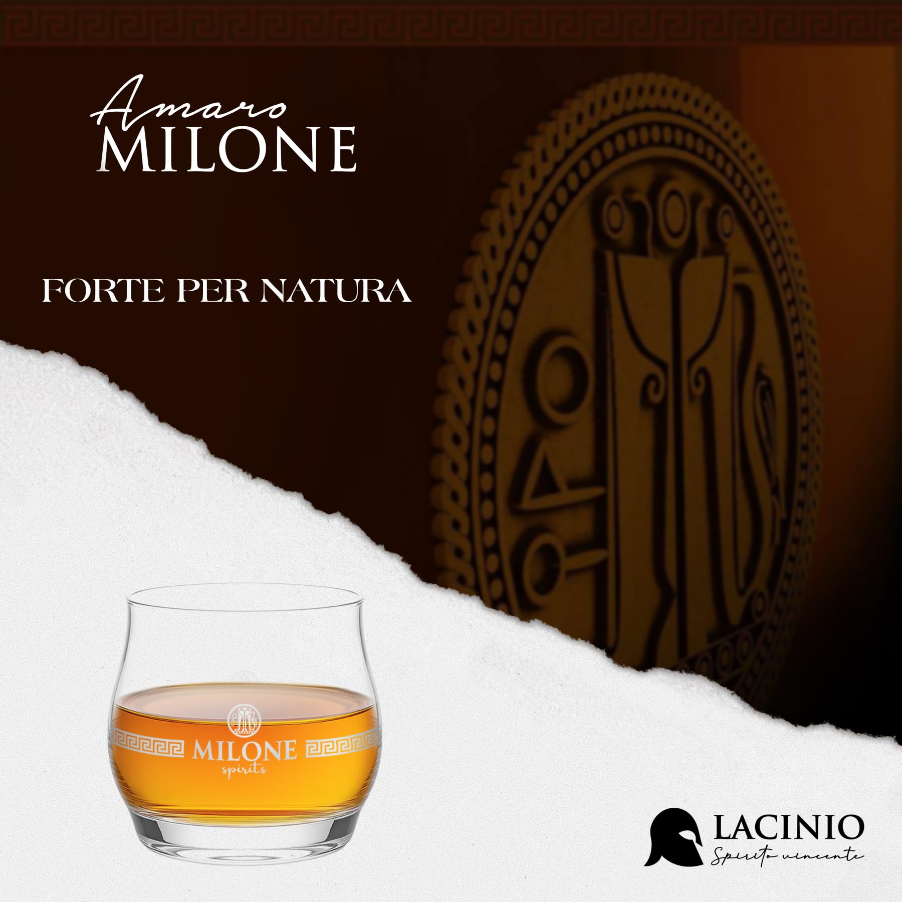 Amaro Milone 70 cl - Liquore Digestivo alle Erbe (35% Vol.) - Premiato come Miglior Amaro Artigianale al Mondo nel 2022 - Gusto Deciso e Rinvigorante