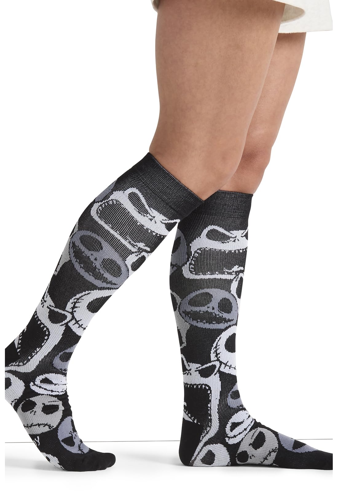 Cherokee Printsupport - Calcetines de apoyo para mujer, 12 y 10-15 mmHg, Plus, My Scary Face - My Scary Face, Plus, My Scary Face, Talla única