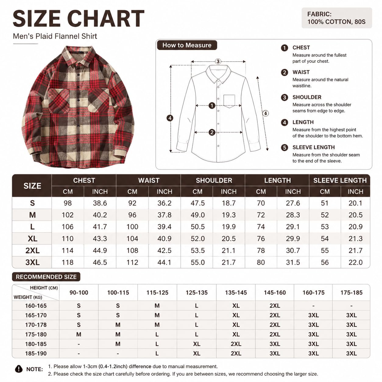 Chemise À Carreaux En Coton Pour Homme, Style Décontracté, Boutonnée, Avec Poche Poitrine, Coupe Ajustée, Manches Longues, Idéale Pour Le Travail, L'Extérieur, L'Oktoberfest Et Le Quotidien.