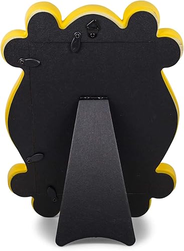 Miniatura 2 de Ukonic Friends - Marco de fotos de poliresina para puerta amarilla con soporte, para colgar fotos, decoración del hogar para escritorio, pared de