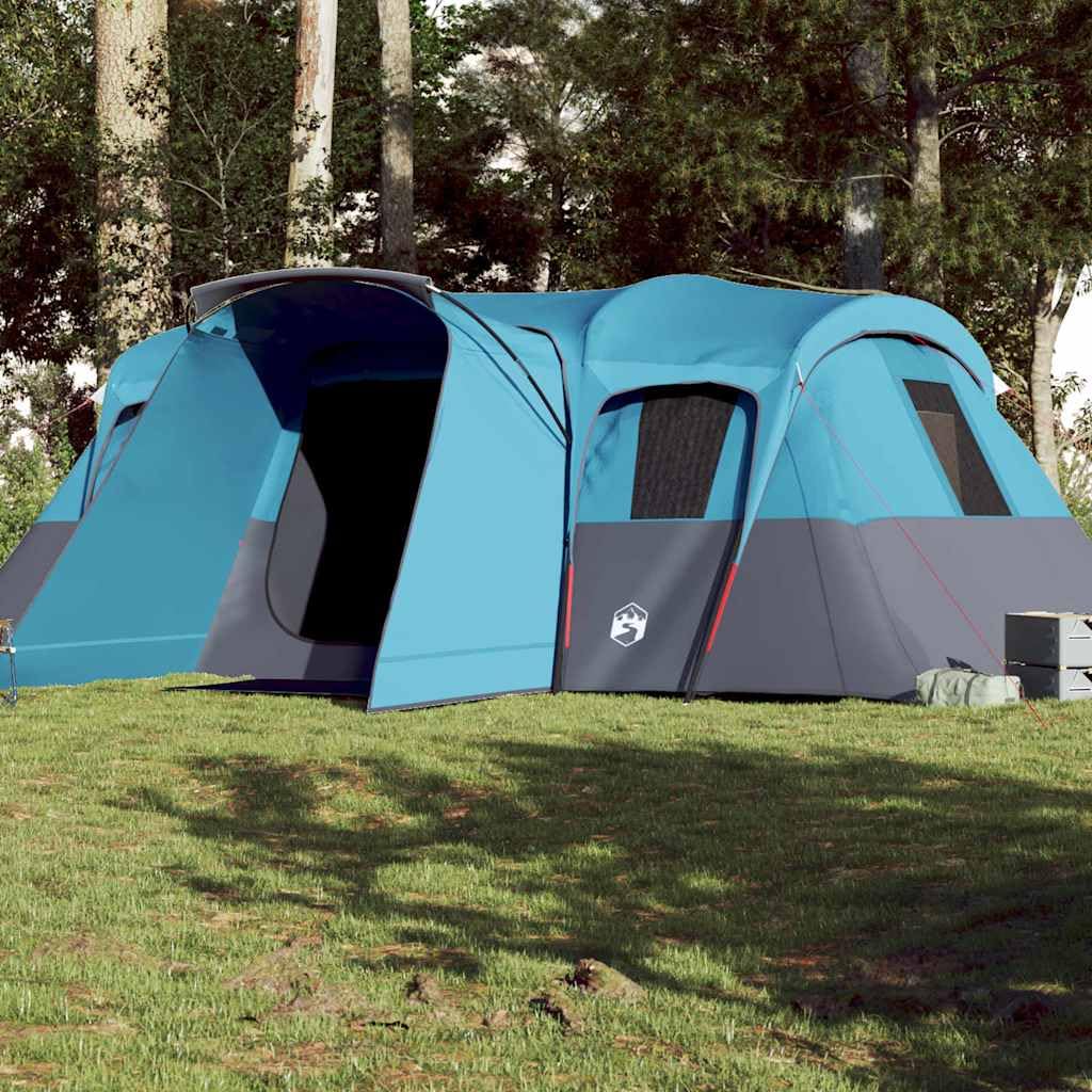 Générique Tente familiale Tunnel 16 Personnes Bleu imperméable,Équipements Sportifs,Loisirs de Plein air,Camping et randonnée,Tentes,Bleu,19.9 KG,94708