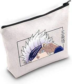 Jujutsu Anime Makeup Bag Anime Lover Gift Gojo Anime Fan Gift Kaisen Merch Jujutsu Manga Gift (Gojo ca)