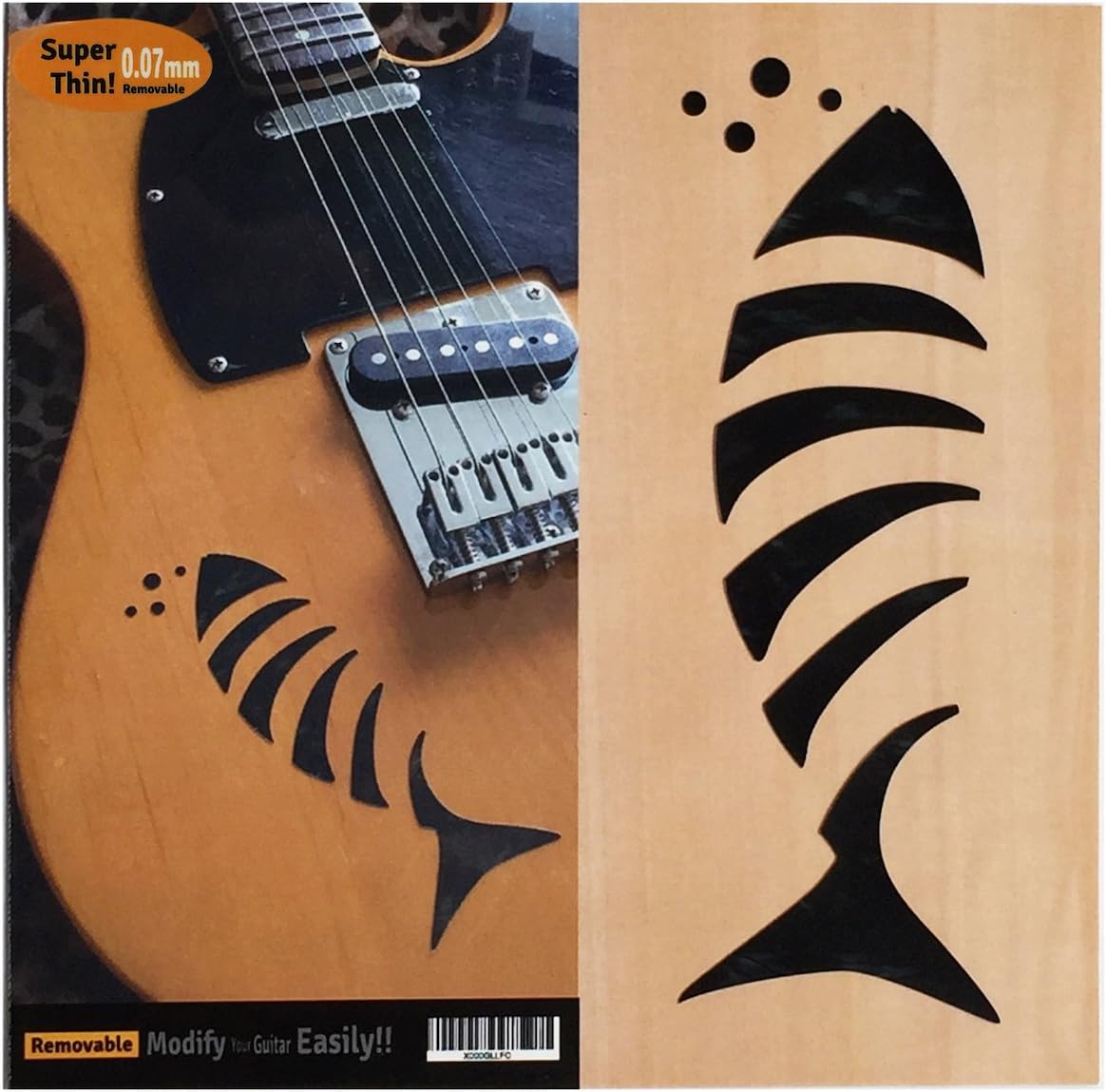 Inlaystickers Jamow Samantha Fish Bone Guitar Bass Instrument Inlay Sticker (BP)
