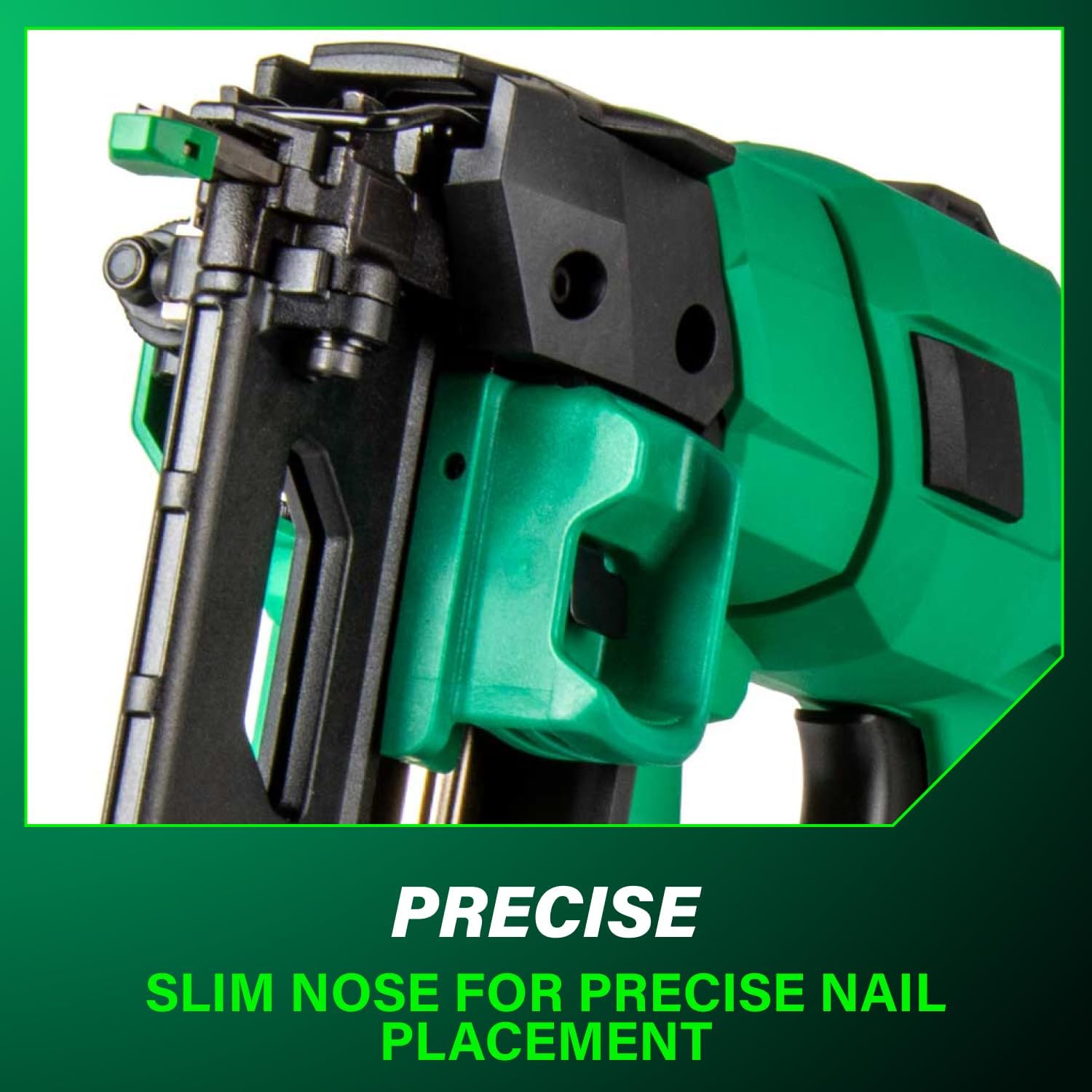 Metabo HPT 18V MultiVolt Brushless Pro 16-GA Straight Finish Nailer Kit, 16 Gauge Finish Nailer, Power Tool with 2.0Ah Lithium Ion Battery, 1" to 2-1/2" Nails, Powerful Brushless Motor, NT1865DSA - Image 9