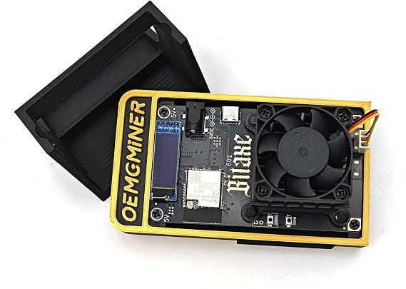 Bitaxe Gamma 601 BTC Minor 1.2TH/s, BM1370 ASIC Chip, 2.4G WiFi, 18W/TH, New Base Design Cryptography Mining Machine for Better Stability, Micro Silent Home - Compatible with S21 Pro