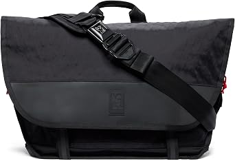 Chrome Industries Buran III Messenger Bag - 15 Laptop Sling Bag, Seat Belt Buckle, Water Resistant, 24 Liter