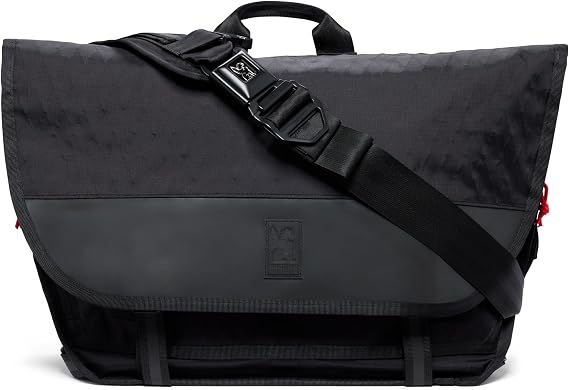 Chrome Industries Buran III Messenger Bag - 15 Laptop Sling Bag, Seat Belt Buckle, Water Resistant, 24 Liter