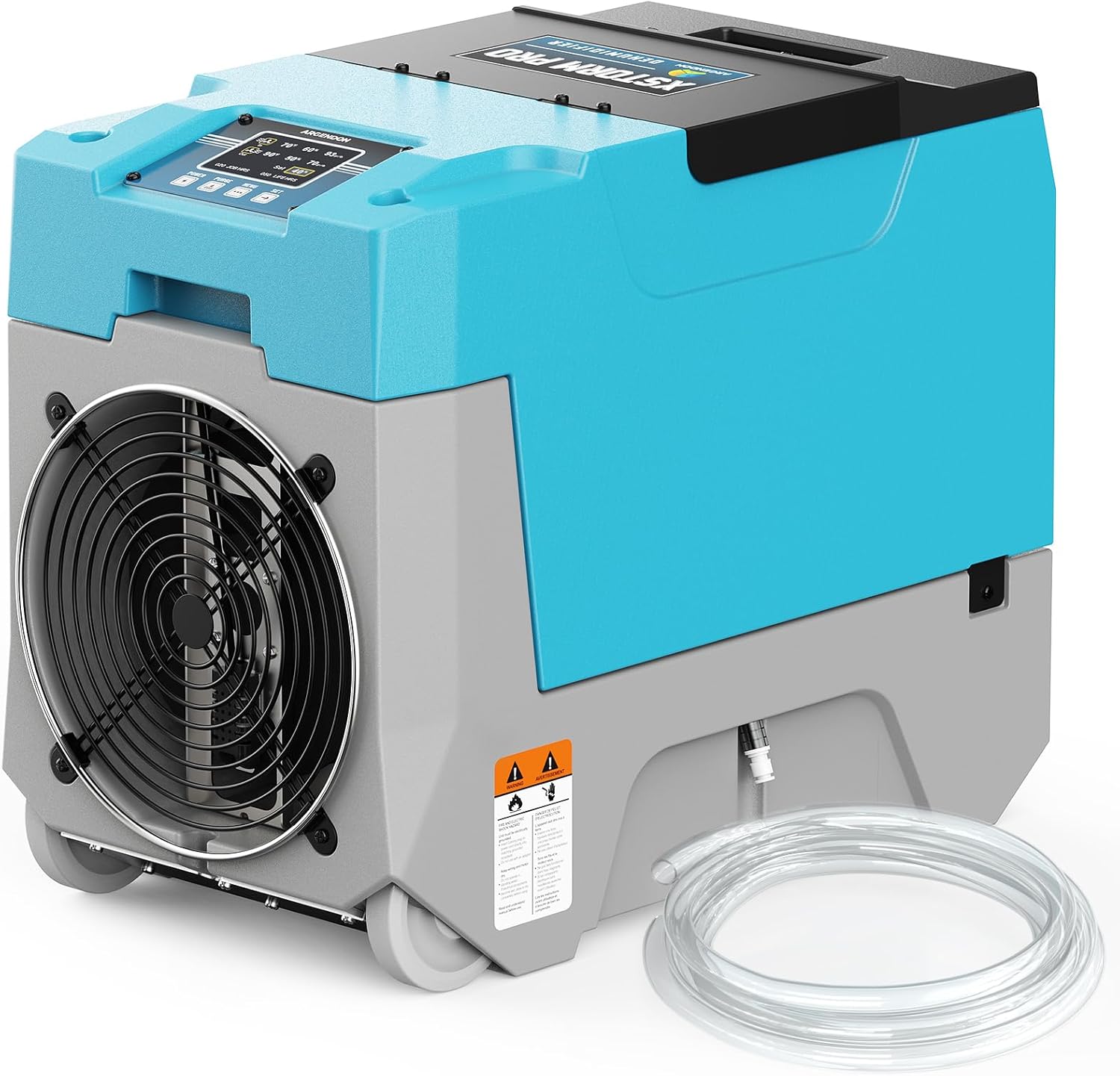 ARGENDON 180 PPD Commercial Dehumidifiers, Crawl Space Dehumidifier with Pump, Auto Defrost, Memory Starting for Home/Industry Use, Water Damage Restore, Garage, Basement, Limited 5-Year Warranty XStorm Pro Dehumidifier