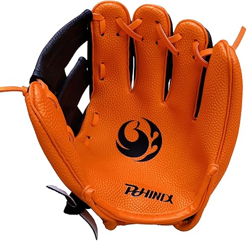 Miniatura 2 de PHINIX Guantes de béisbol para niños de Tee Ball y guantes de entrenamiento de 21.6 cm