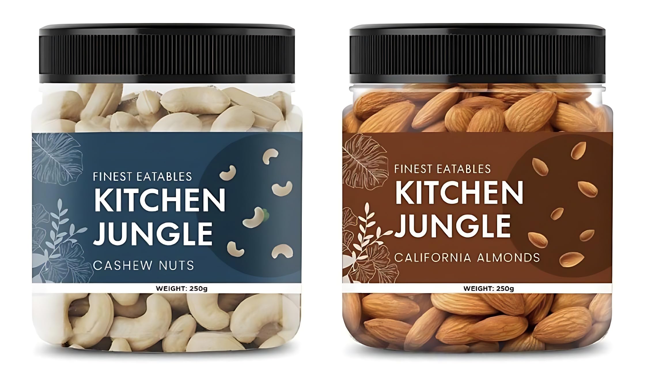 Kitchen Jungle - California Almonds (NP) & Cashews W320 (Mangalore Quality) | (250g X 2) Delicious & Nutritious (500gm total) (250 gm each) (B0CS6N1CLN) Amazon Price History, Amazon Price Tracker