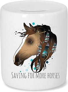 Horse moneybox, horse themed gift, horse lover gift, horse savings jar