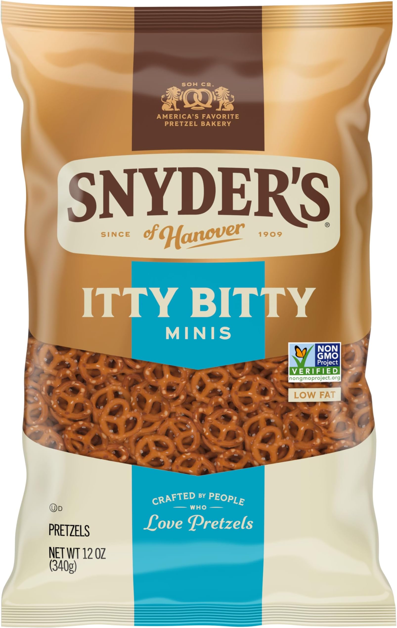 Itty Bitty Minis Pretzels, 12 Oz Bag