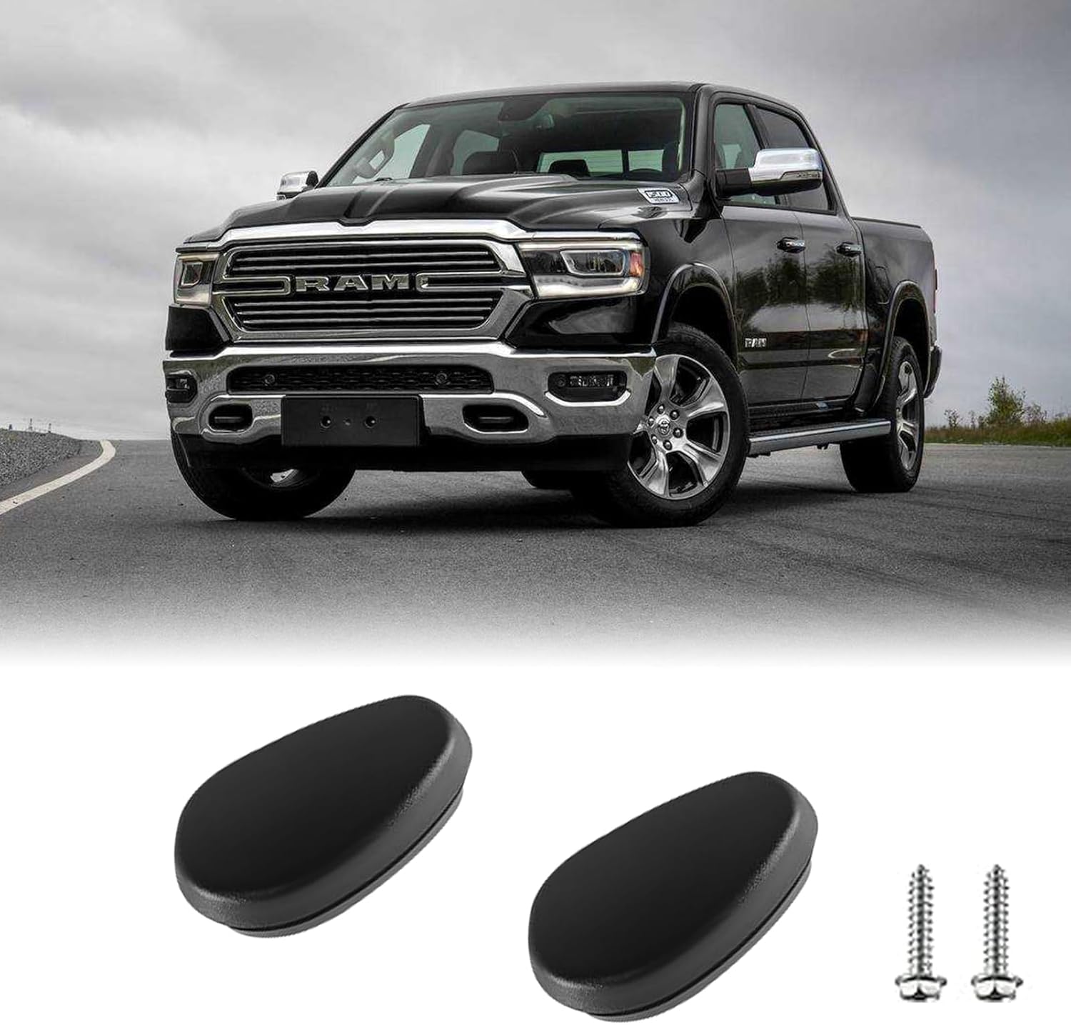 LitMiRaCle Running Board End Caps for 20132022 Dodge Ram