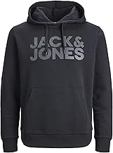 Jack & Jones Men's Jjelogo Blocking Sweat Hood Noos Hoodie