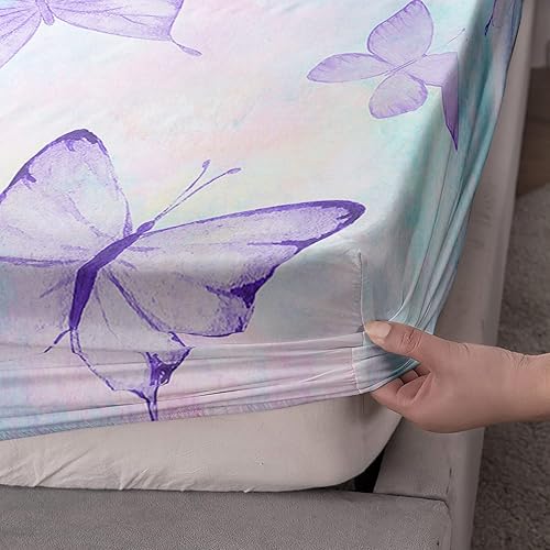 Miniatura 10 de CVHouse Juego de sábanas Kawaii para gatos, tamaño Queen, juegos de ropa de cama de gato de dibujos animados Kawaii para niñas, niños y