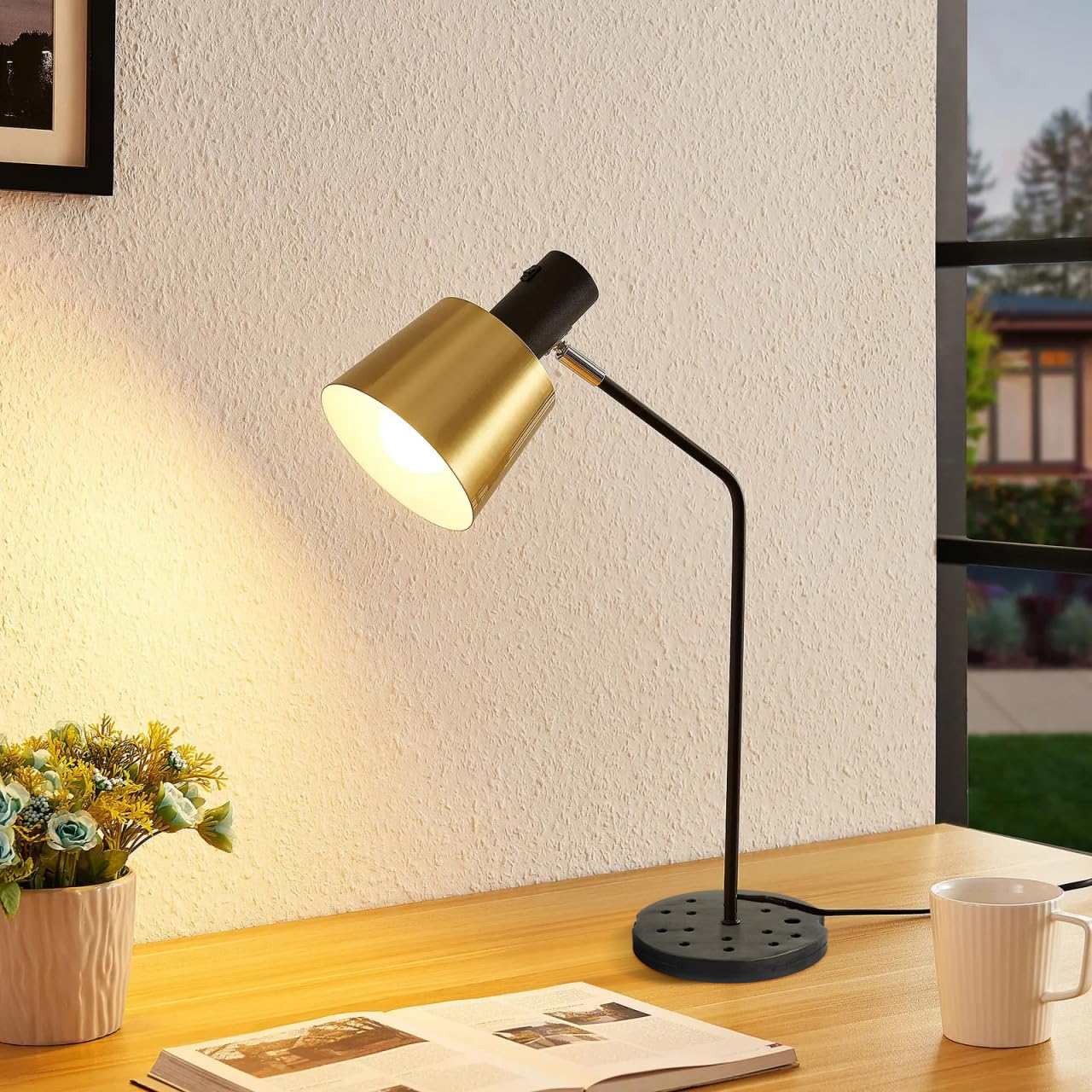 Socle de lampe en métal 19X19X0,8 pouces Socle lesté pour lampe de sol et lampe de bureau Base stable Poids de remplacement pour support de lampe Accessoires DIY