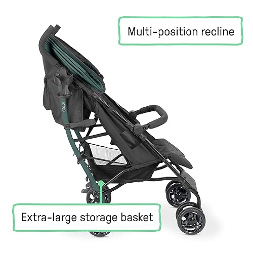 Miniatura 6 de Ingenuity 3Dlite Jewel Convenience - Cochecito plegable ligero con compatibilidad con asiento de automóvil, toldo extragrande y almacenamiento