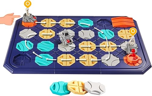 SGILE 24 PCS Road Builder Puzzle Board Game for Kids Age 3-10, Toddler STEM Logical Brain Teaser Maze Race Track Car Play Set Birthday Gift,