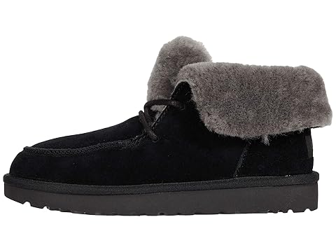 ugg black slip on shoes