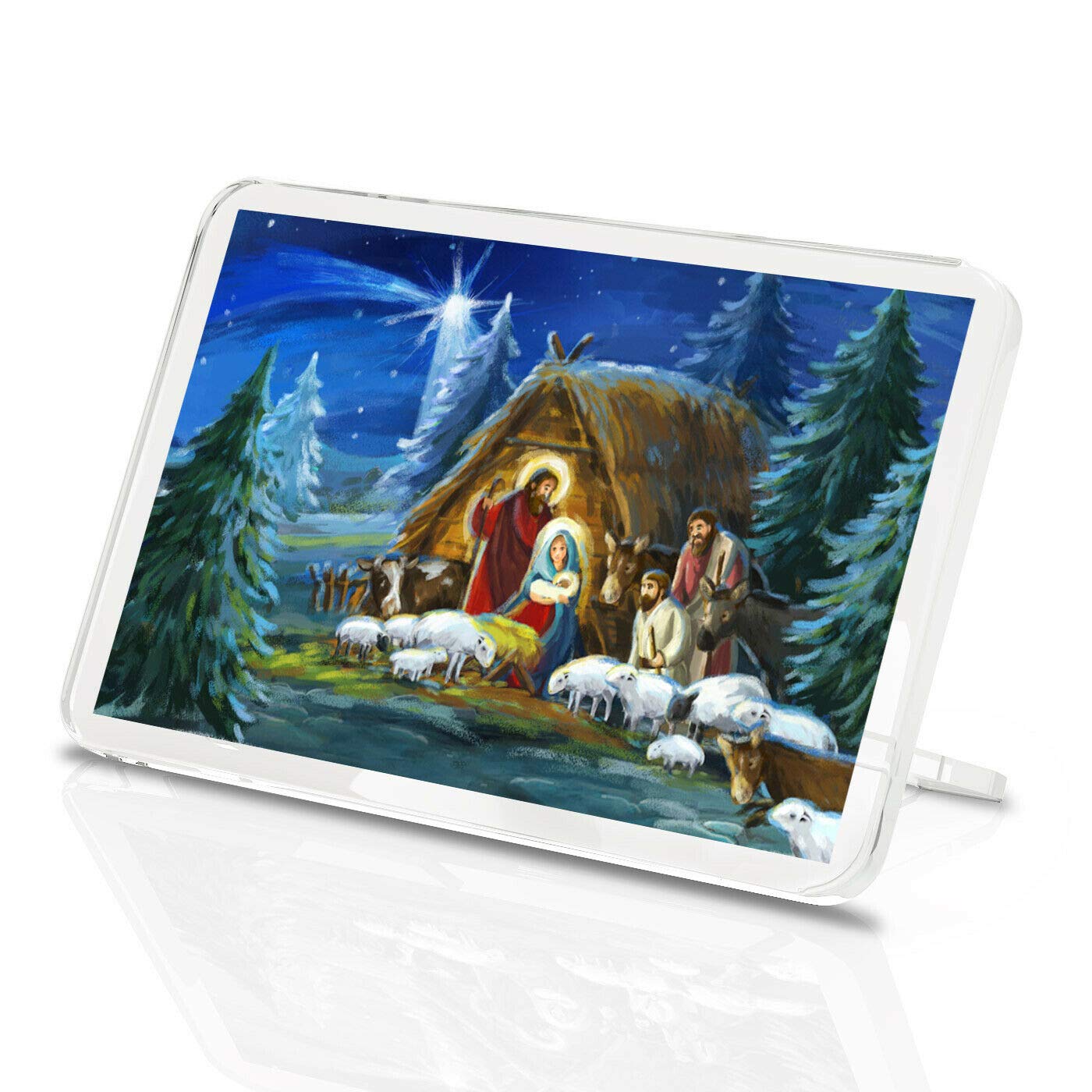 Nativity Scene Classic Fridge Magnet - Christmas Religious Festive #16504