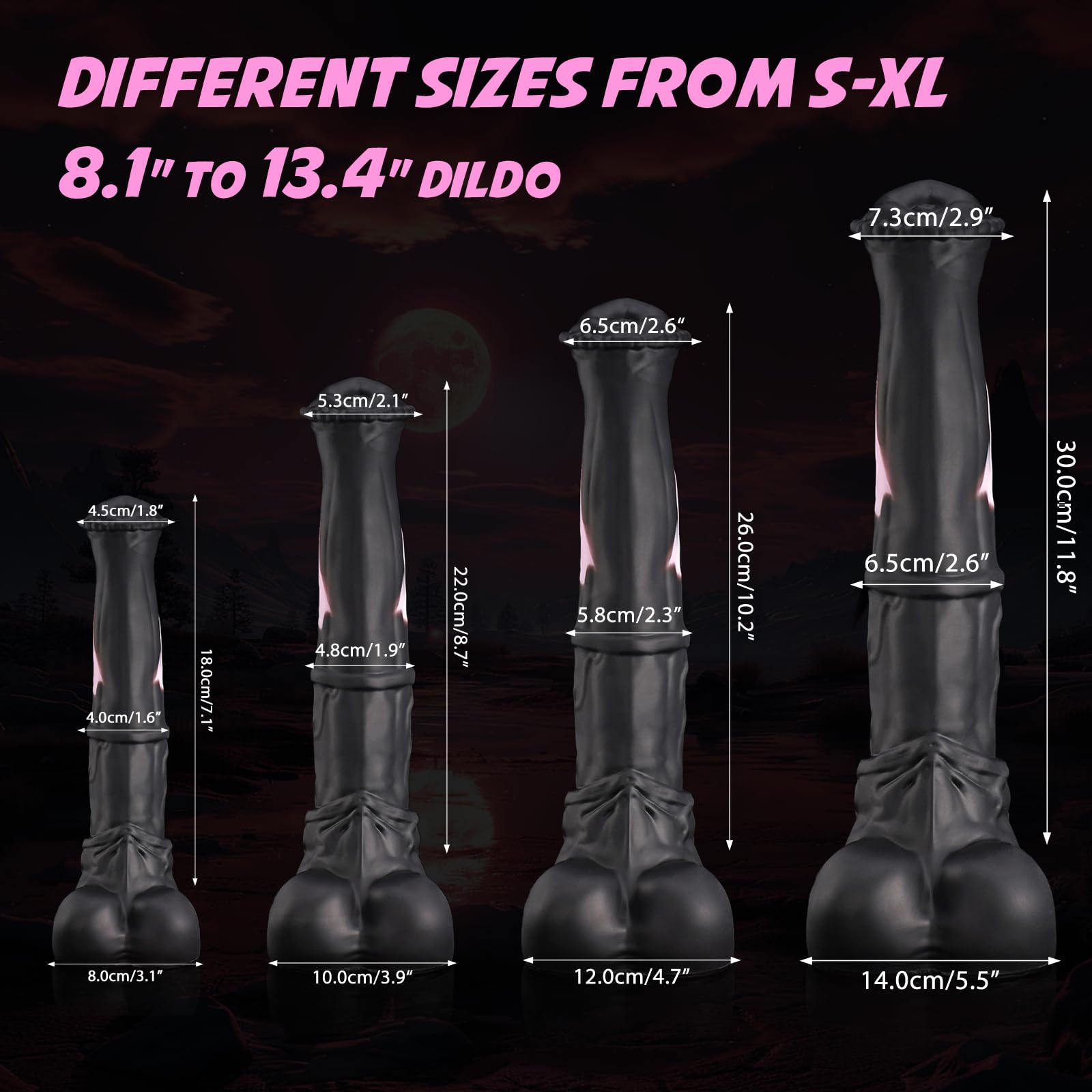 34 cm Nothosaur CONOLA Godemichets Femme Realiste avec Ventouse puissante, Silicone pour Stimulation du Point G Vaginal et Aanal,Gode anale Penis pour Homme,Sex Toys pour Couple,Souple, XL, BP