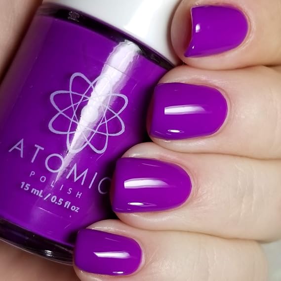 Neon (Ne) Purple Nail Polish - Atomic Polish