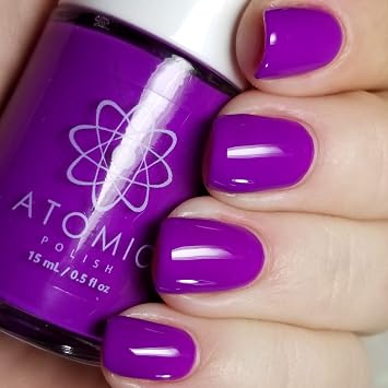 Neon (Ne) Purple Nail Polish - Atomic Polish
