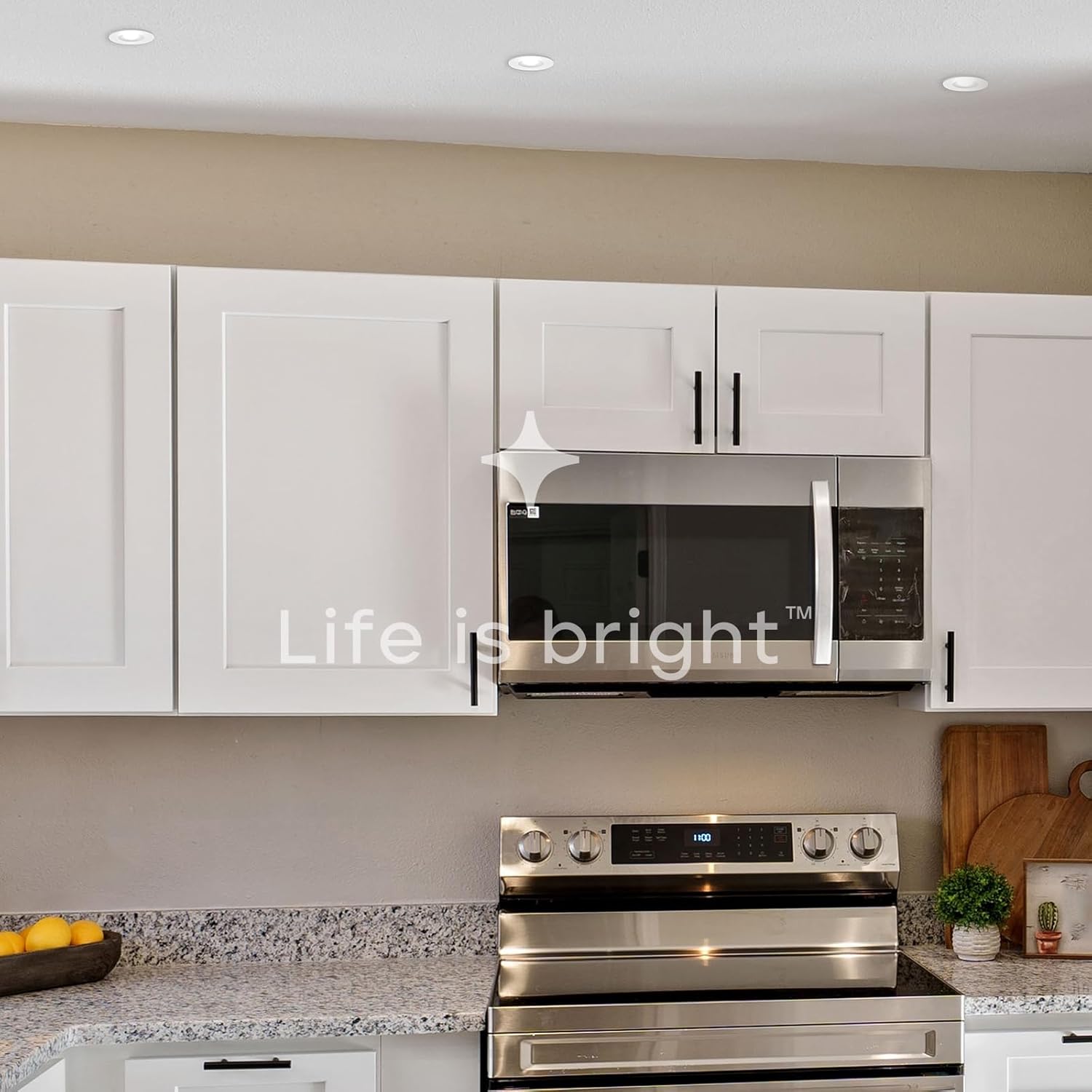 LUXRITE 4 Inch LED Recessed Light, Regressed Mini Panel Spotlight, 5CCT 2700K-5000K, 12/15/19 Watts, 1000/1400/1800 Lumens, Dual Dimmable (TRIAC & 0–10V), 100° Beam, Wet Rated, ETL (6 Pack)