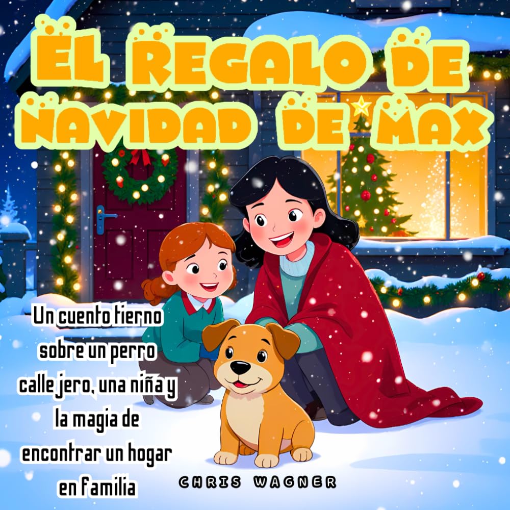El regalo de Navidad de Max: Un cuento tierno sobre un perro callejero, una niña y la magia de encontrar un hogar en familia: Un conmovedor cuento ... la adopción y el verdadero espíritu navideño