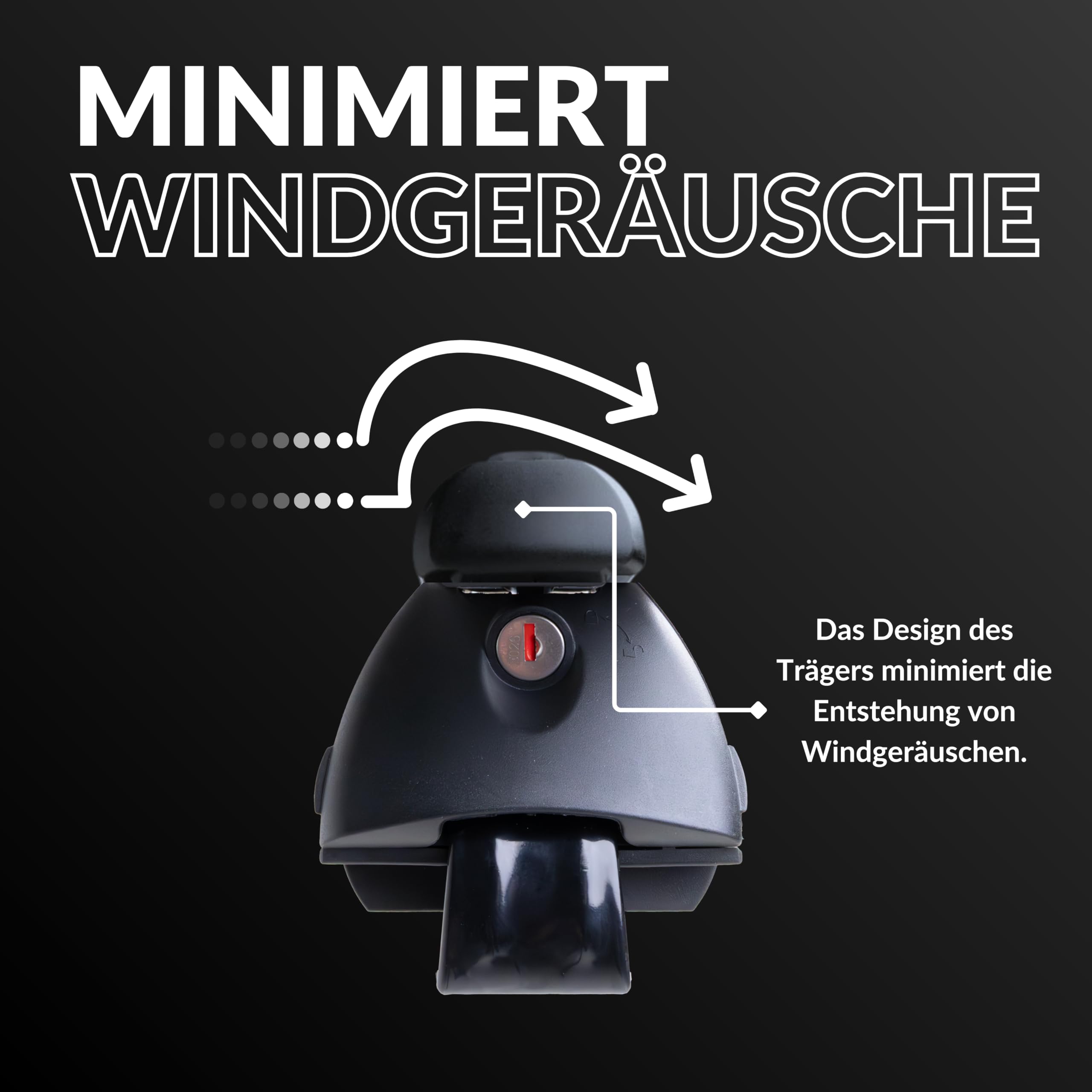Owen 3.0 Auto Dachträger für geschlossene Reling 120cm | Alu Relingträger abschließbar aerodynamisch 90kg dynamisch | Querträger verstellbar 70-108cm | für Dachbox, Dachzelt